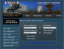 Tablet Screenshot of pariseasylines.com